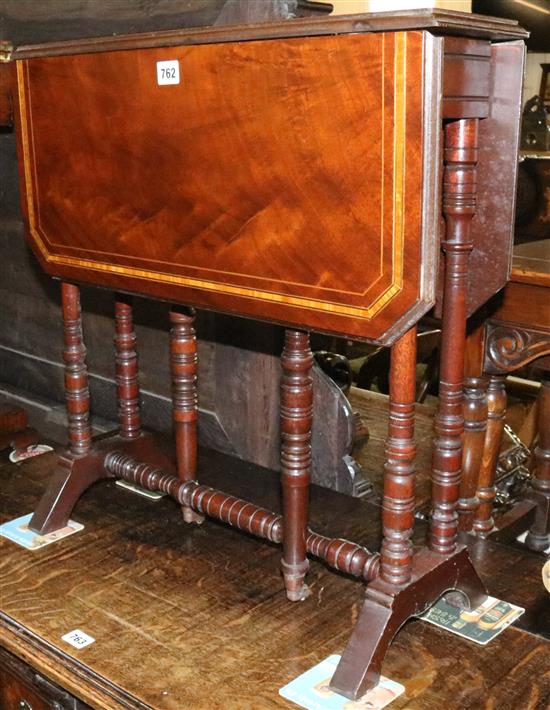 Edwardian inlaid Sutherland table